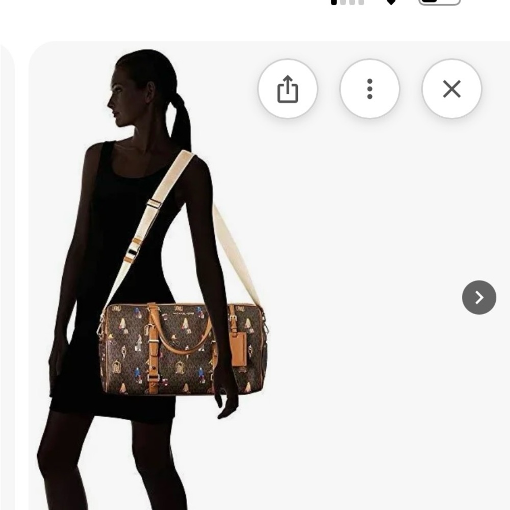 Michael Kors Bedford Patterned Duffel Bag - Picture 11 of 12